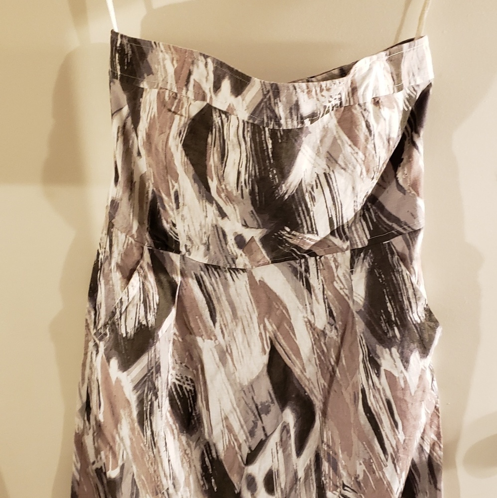 Banana republic strapless dress